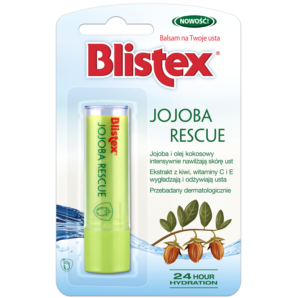 Бальзам для губ Blistex Jojoba Rescue, 3,7 гр бальзам для губ с кокосовым маслом кокос tropicana 10 гр тайская косметика