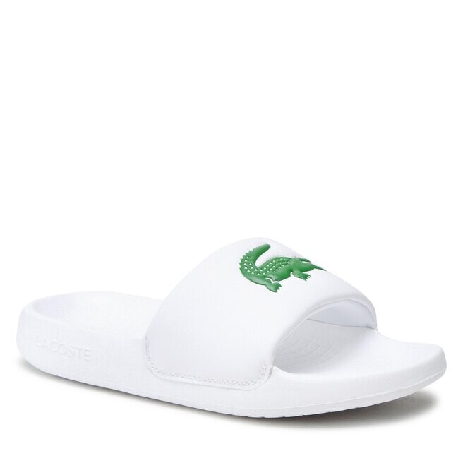 

Шлепанцы Lacoste Croco, белый цвет