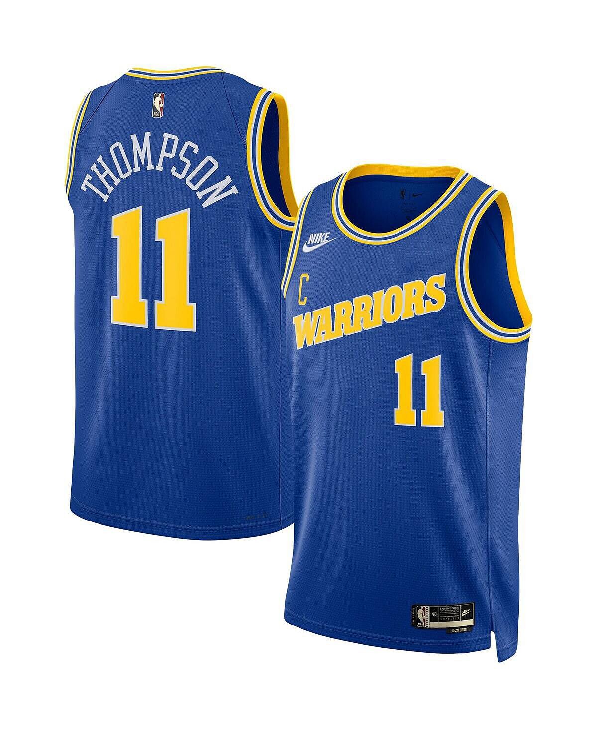 

Мужская синяя майка Klay Thompson Golden State Warriors 2022/23 Swingman — классическое издание Nike