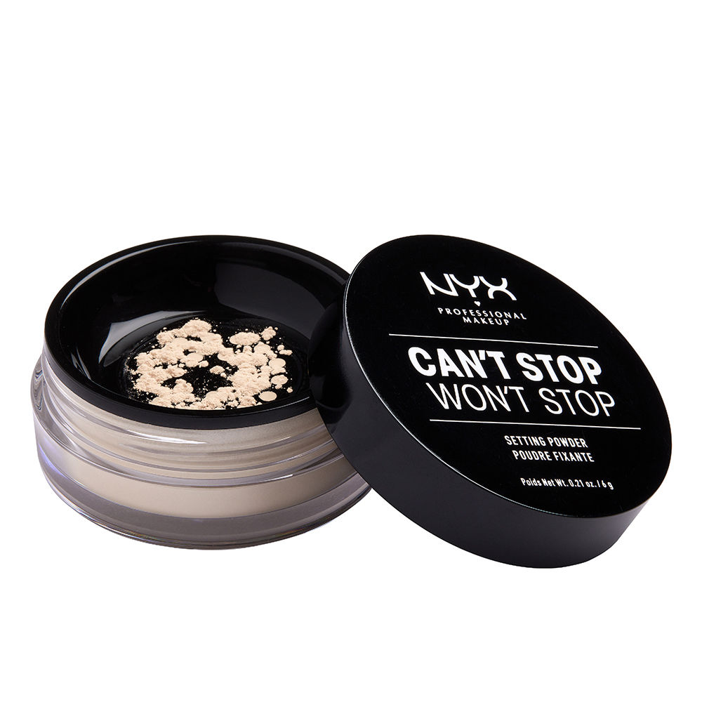 пудра can’t stop won’t stop mattifying powder nyx professional make up 6г fair Пудра Can’t stop won’t stop setting powder Nyx professional make up, 6г, light