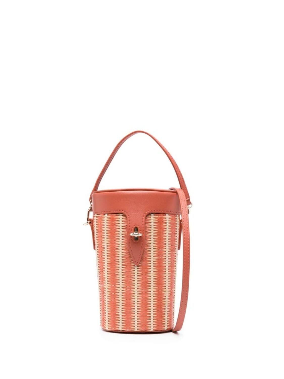 

Furla сумка-ведро с тисненым логотипом, оранжевый