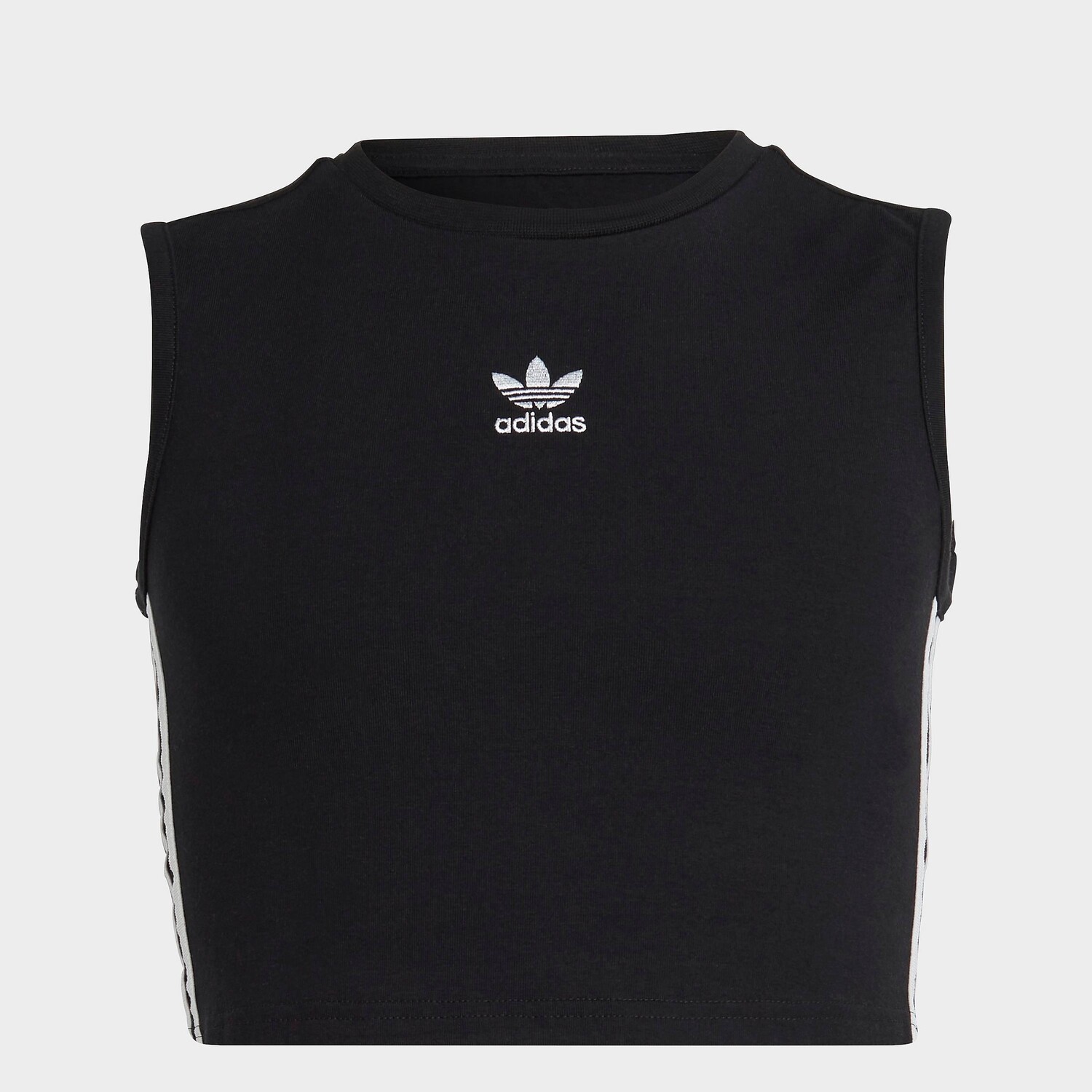 

Укороченная майка для маленьких детей и детей adidas Originals adicolor, черный