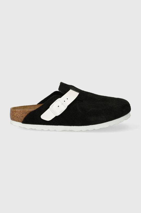 

Замшевые шлепанцы 1025937 Birkenstock, черный