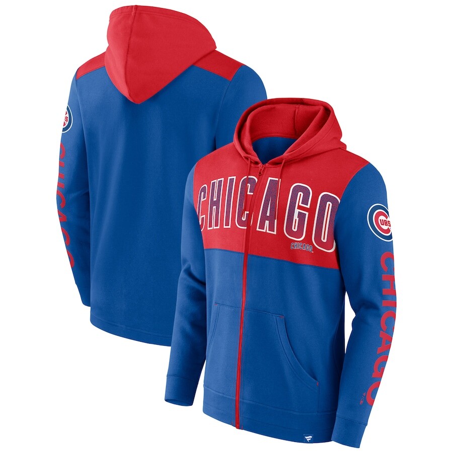 

Толстовка на молнии Fanatics Branded Chicago Cubs, роял