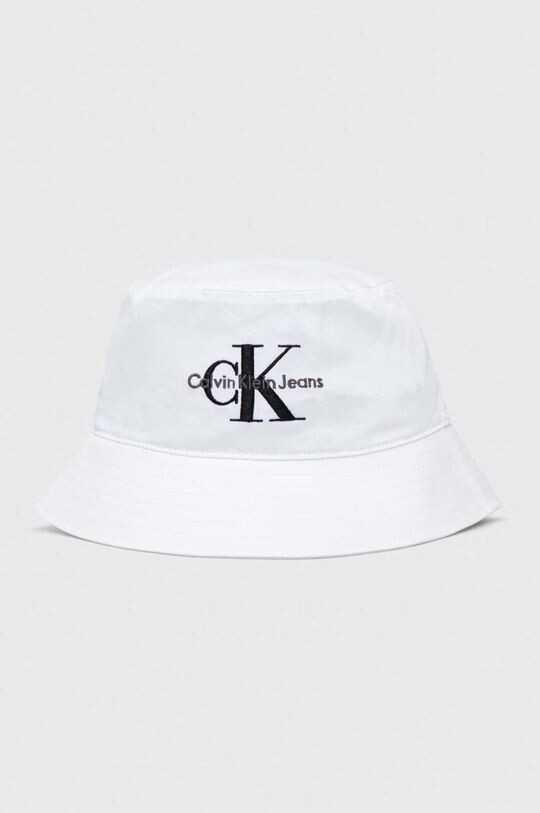 

Хлопчатобумажная шапка Calvin Klein Jeans, белый