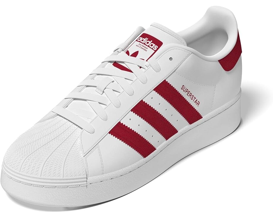 

Кроссовки Adidas Superstar XLG, цвет White/Better Scarlet/Footwear White
