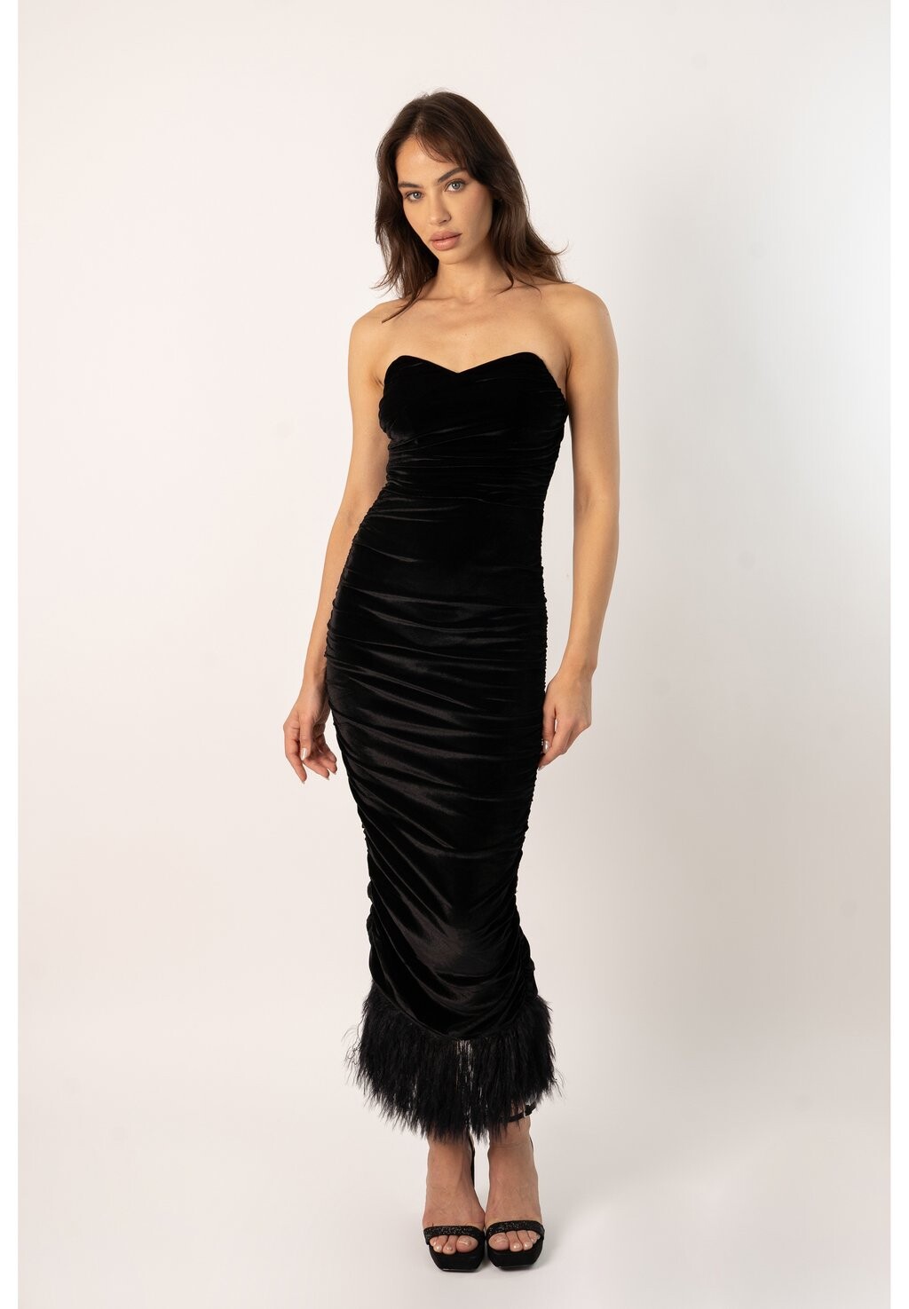 

Элегантное платье Jaded Rose Vel Midaxi Dress Платье Jaded Rose, черный