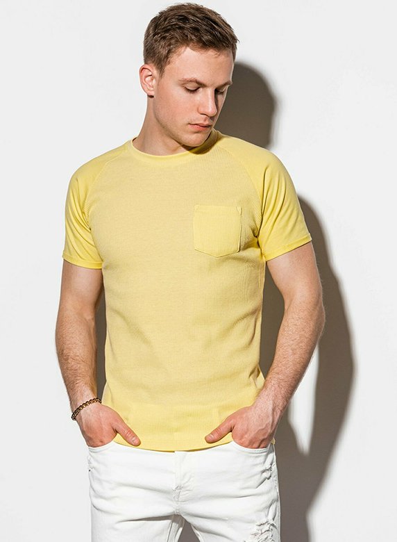 футболка базовая plain cayler Базовая футболка Plain S1182 Ombre, желтый