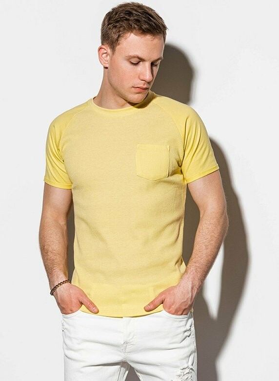 

Базовая футболка Plain S1182 Ombre, желтый