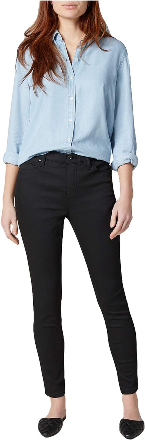 

Джинсы Valentina High-Rise Skinny Fit Jeans Jag Jeans, цвет Forever Black