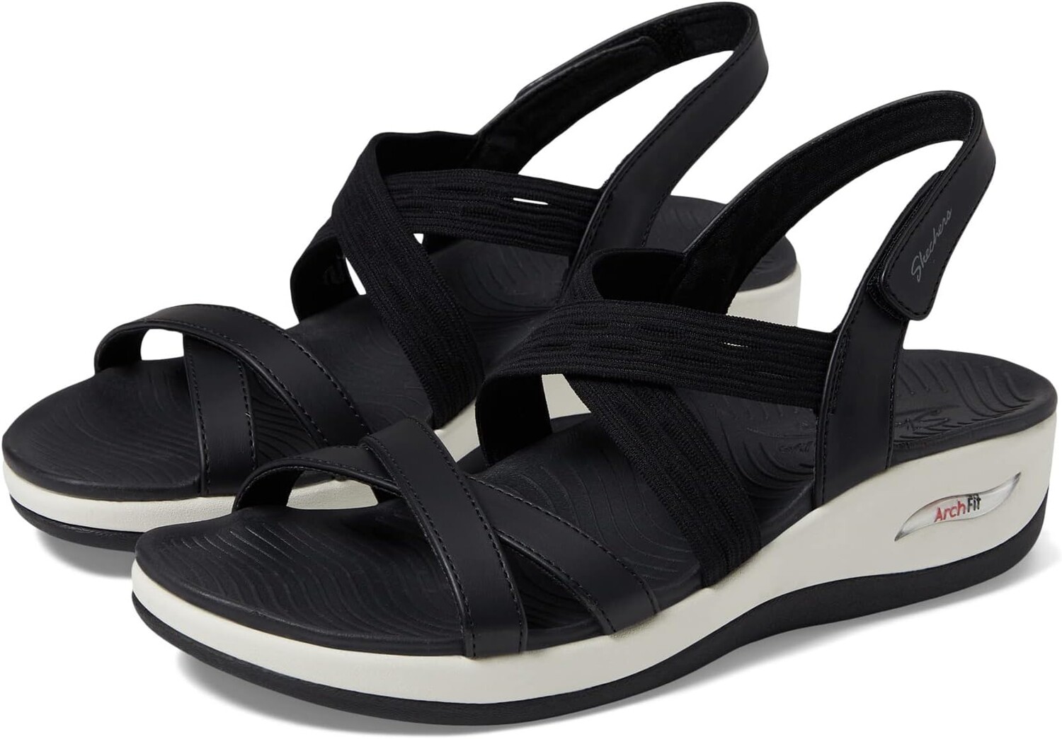 

Сандалии Arch Fit Sunshine - Luxe Lady SKECHERS, черный