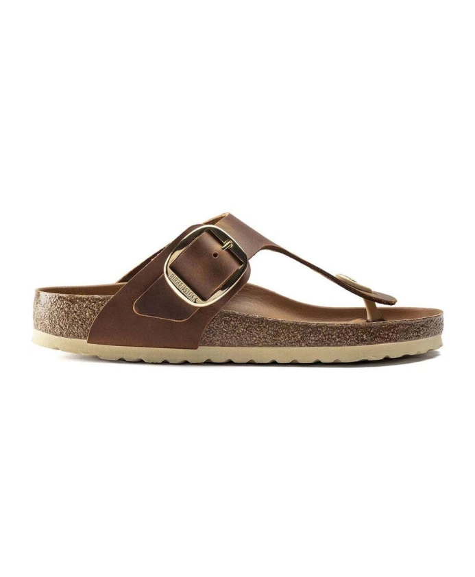 

Босоножки Giza с большими пряжками Birkenstock, коричневый