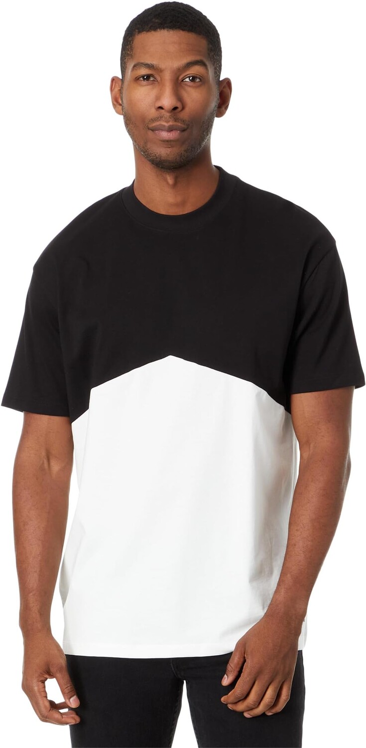 

Футболка с шевроном Armani Exchange, цвет Black/Off-White
