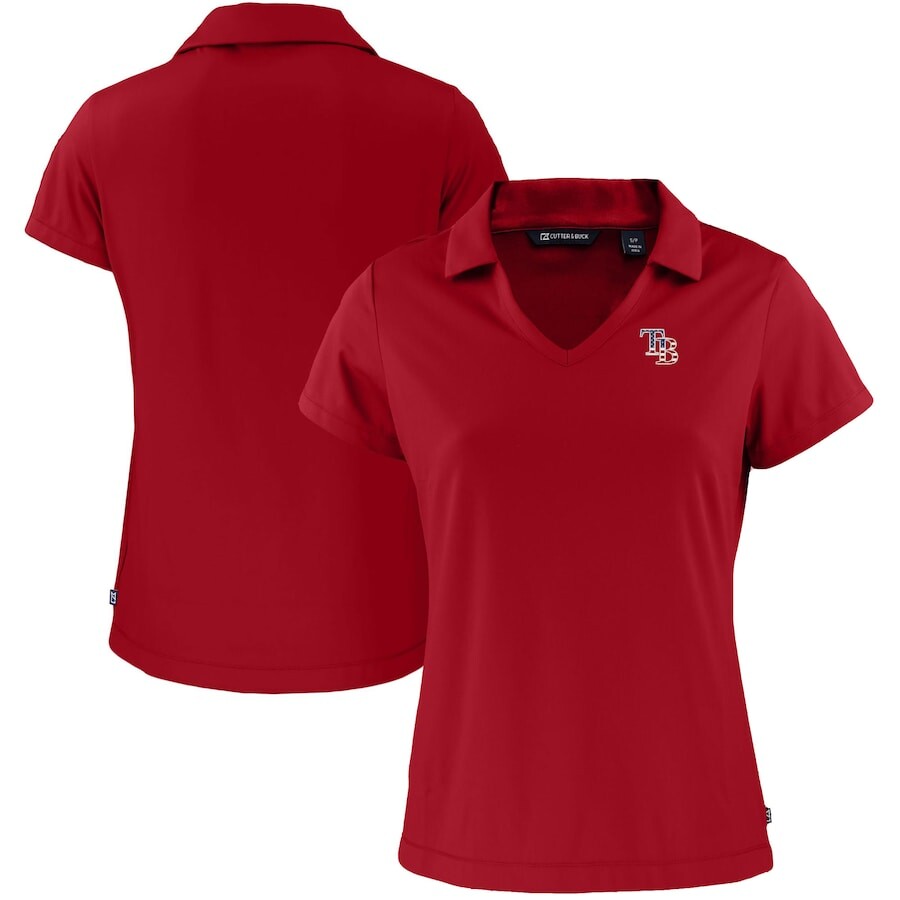 

Поло с коротким рукавом Cutter & Buck Tampa Bay Rays, красный