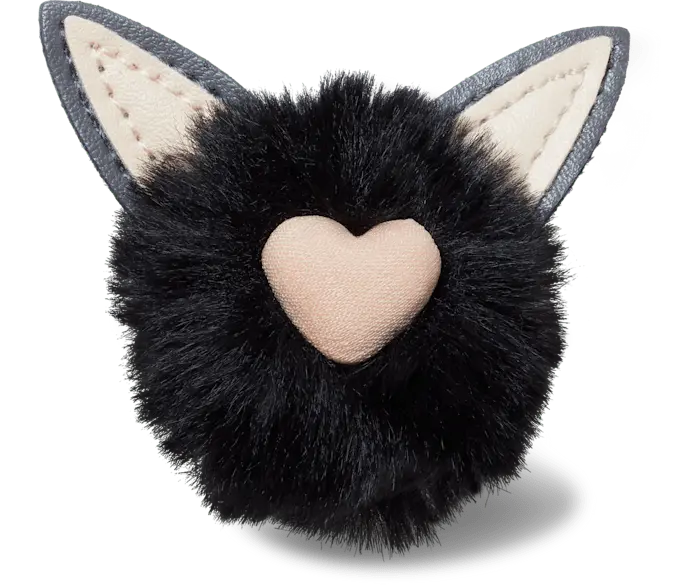 

Джиббитсы Black Puff Ball Cat Crocs