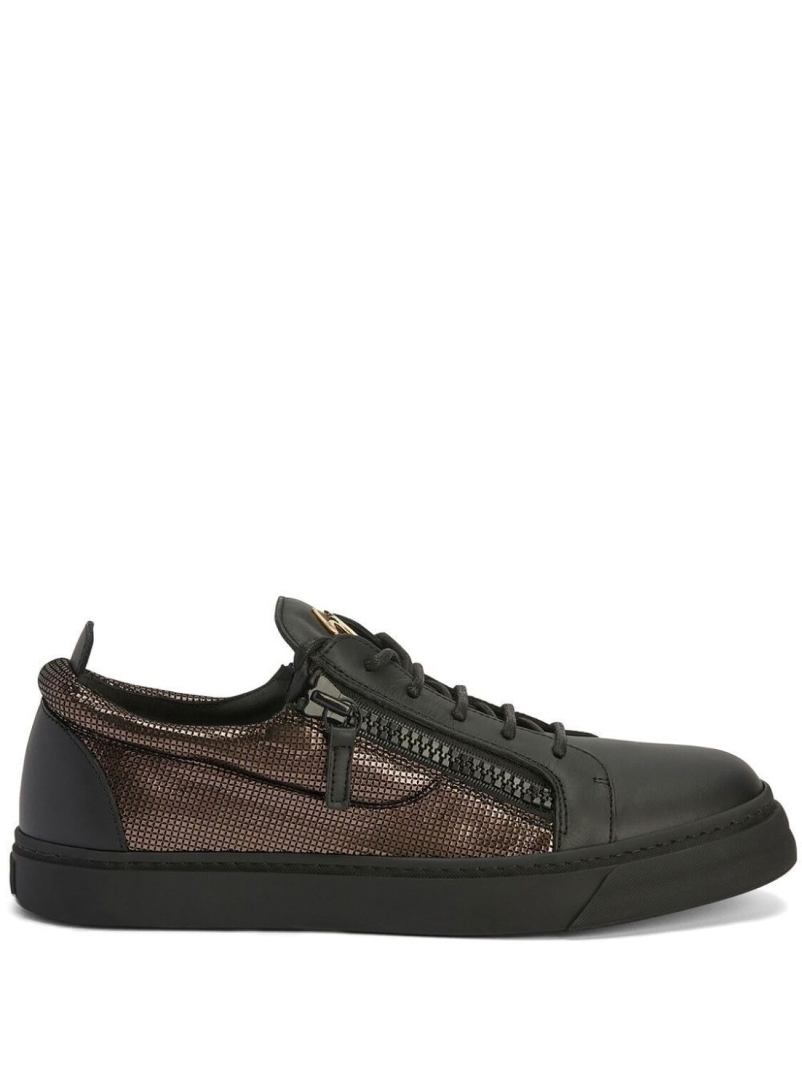

Кроссовки Giuseppe Zanotti Metallic, черный/мультиколор