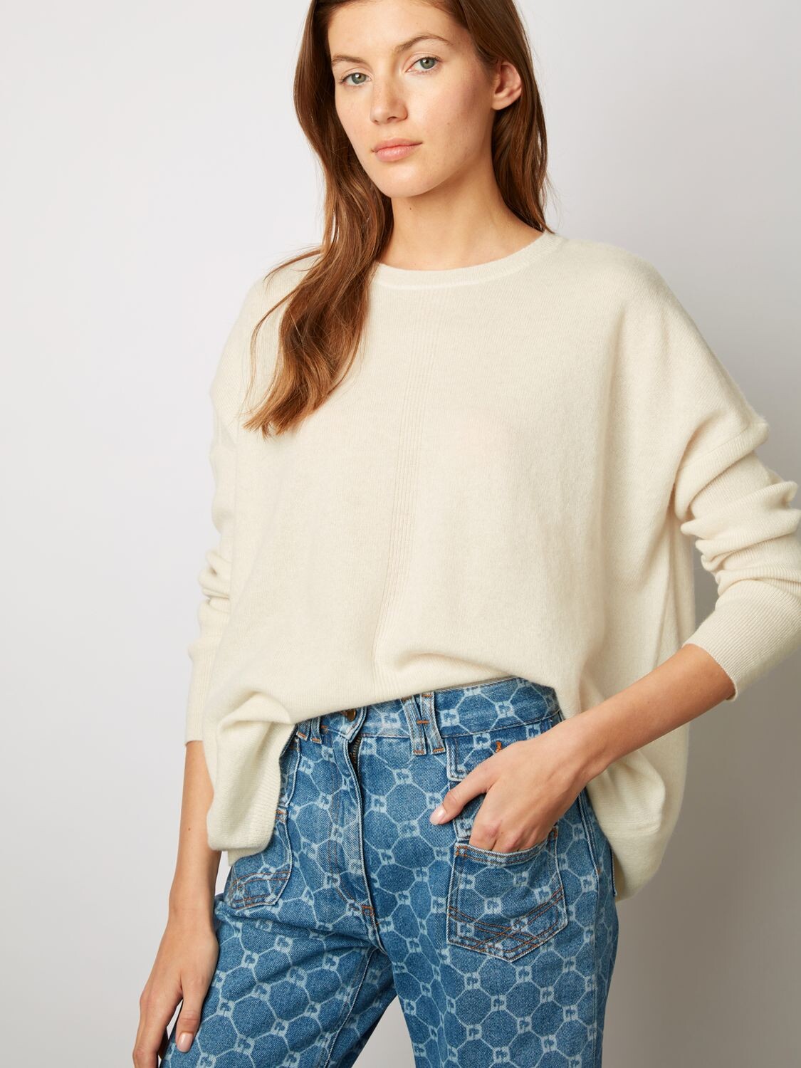 

Gerard Darel Кашемировый джемпер Lizea, цвет экрю