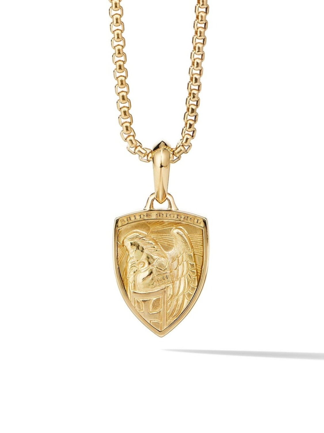 

Подвеска St.Michael из желтого золота David Yurman, золотой