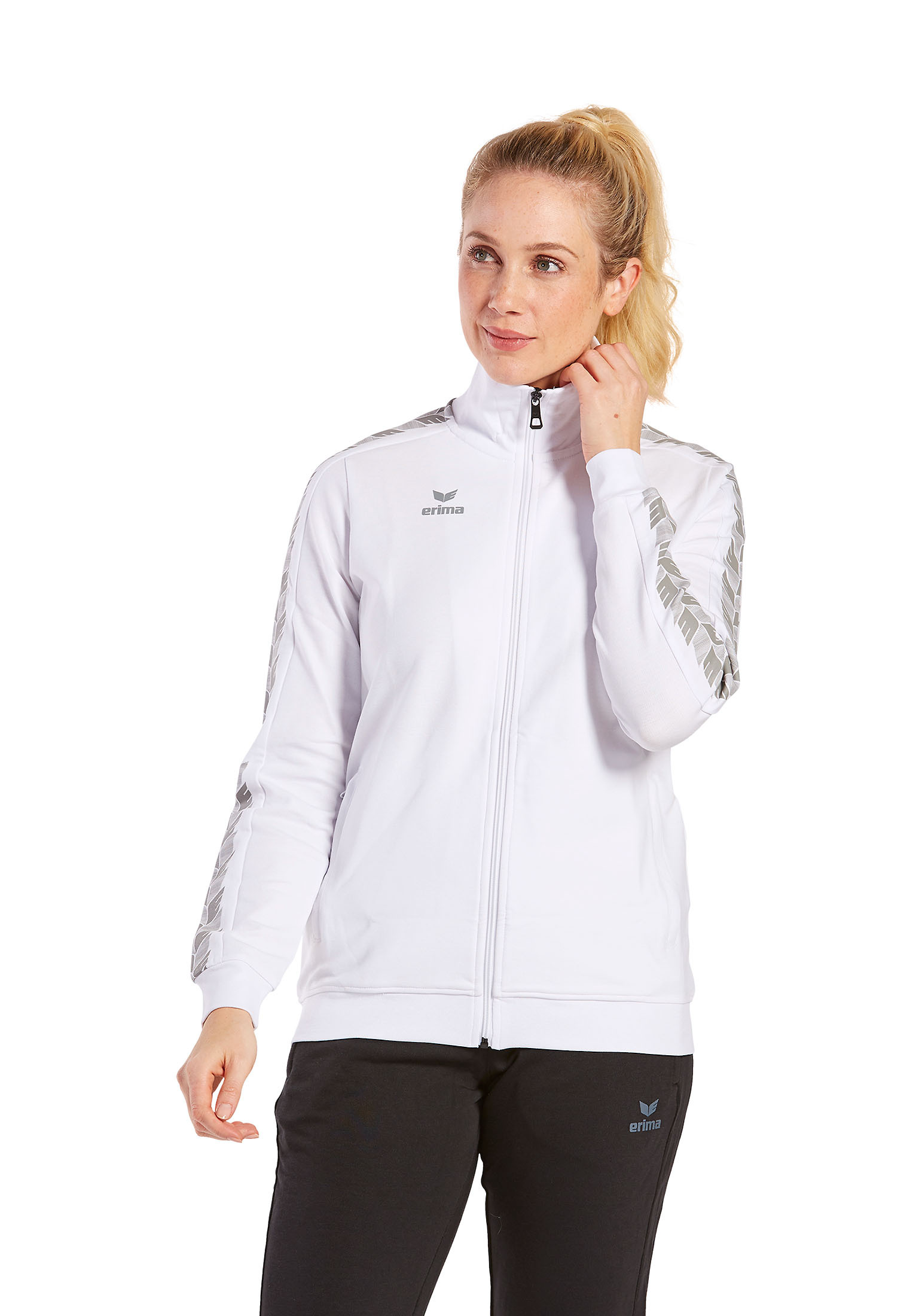 цена Спортивная куртка erima Essential Team Tracktop Jacke, белый