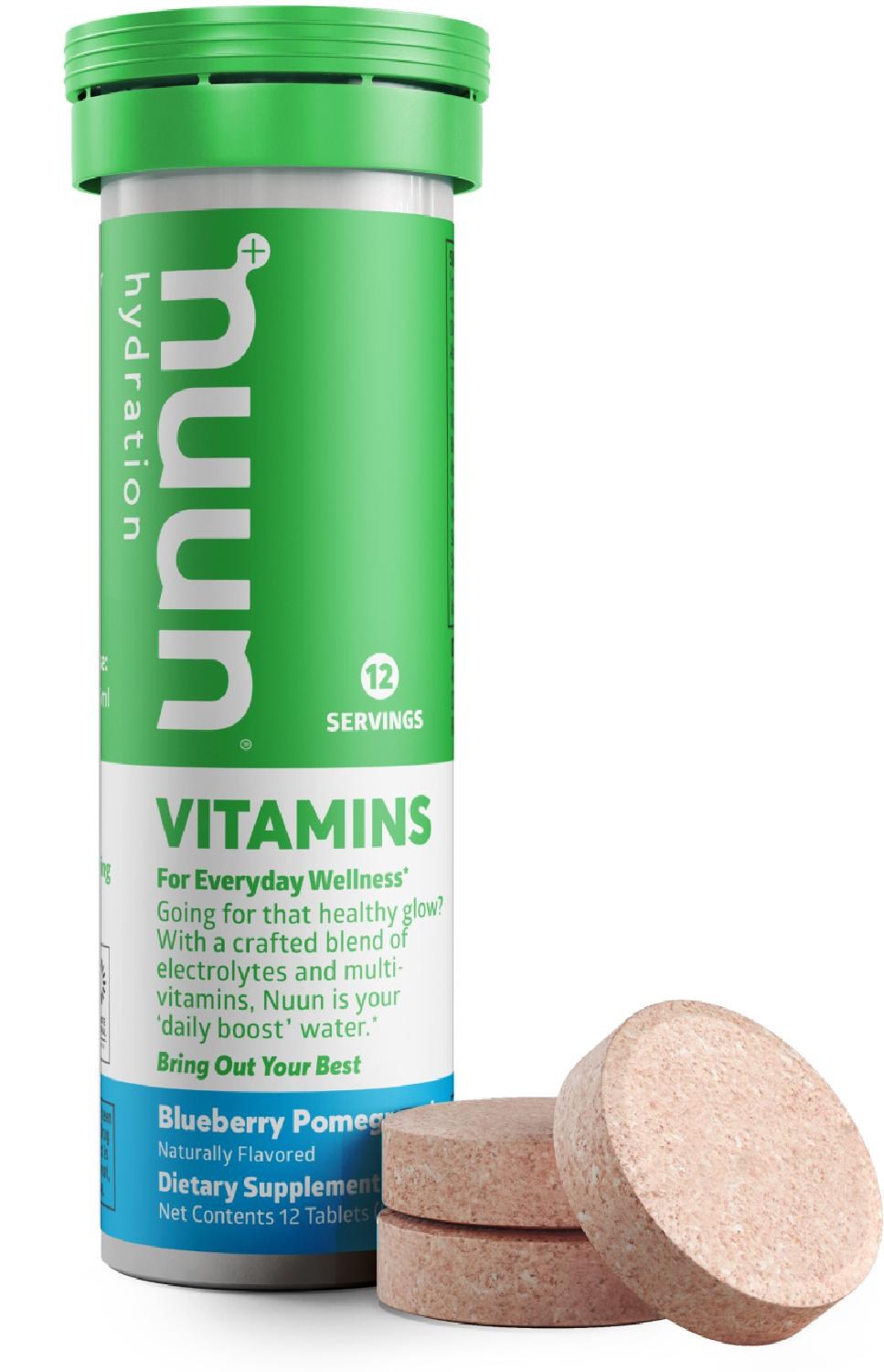 Витаминные таблетки для гидратации – 12 порций NUUN nuun hydration sport добавка с шипучими электролитами клубничный лимонад 10 таблеток