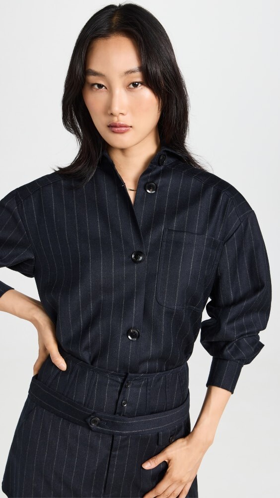 

Куртка Marissa Webb Lou Pinstripe Shirt