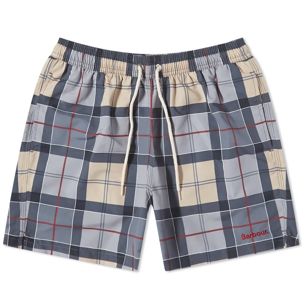 

Шорты для плавания Barbour в клетку тартан