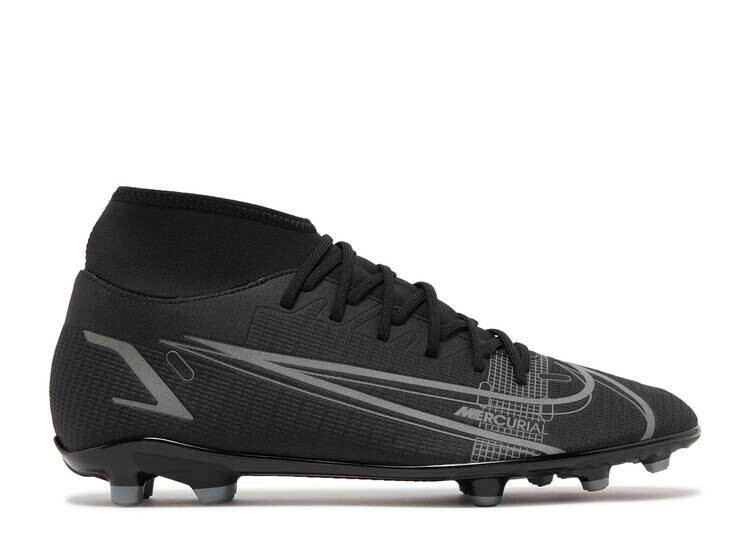 

Кроссовки Nike MERCURIAL SUPERFLY 8 CLUB MG 'BLACK IRON GREY', черный