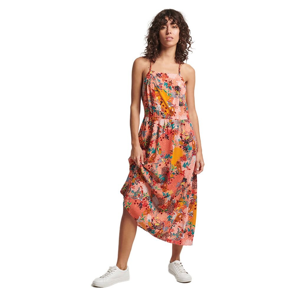 

Платье Superdry Vintage Cami Maxi, зеленый