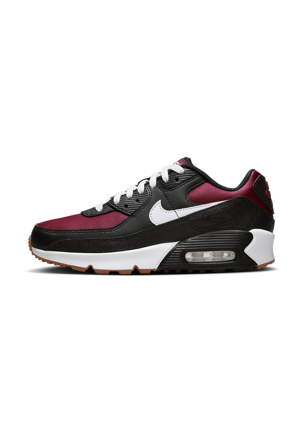 Низкие кроссовки Air Max 90 Ltr Gs Nike, цвет black/white-team red-gum lt brown самокат tech team huracan 2019 black brown