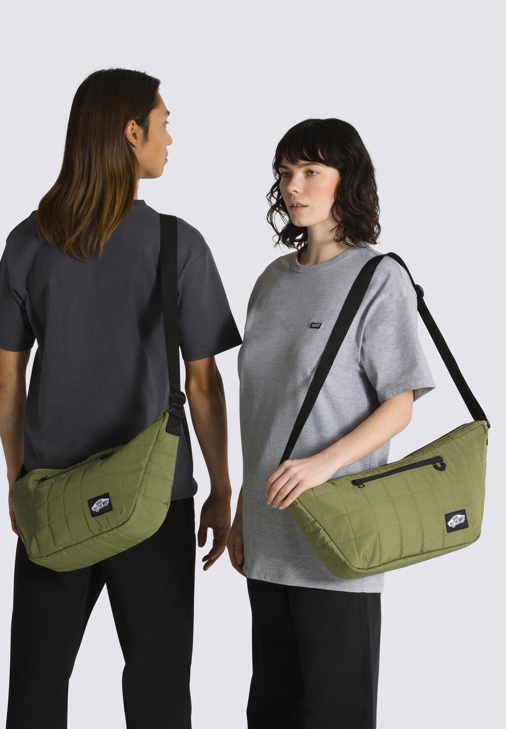 

Сумка через плечо Run Away Sling Vans, цвет loden green