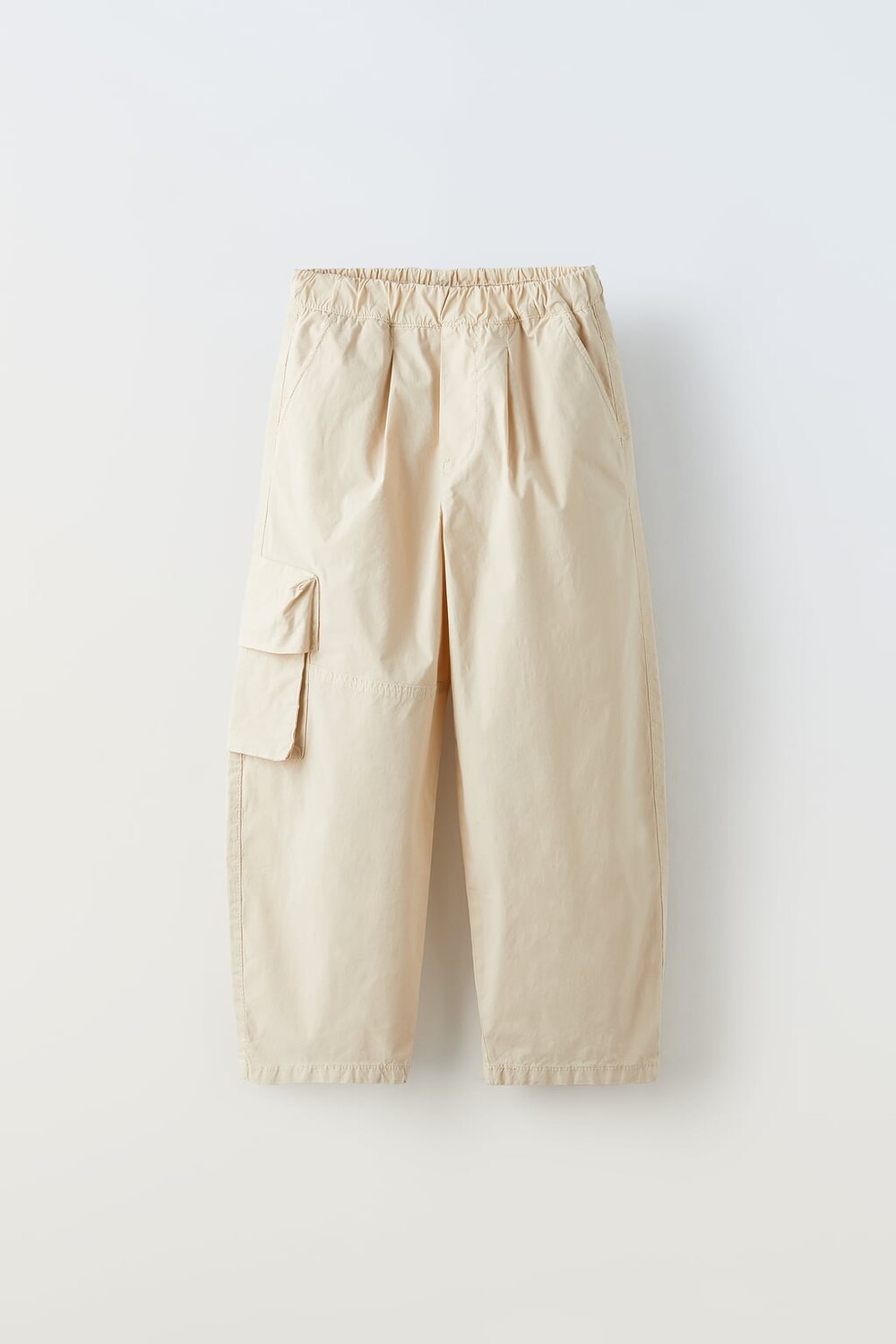 

Брюки из поплина ZARA, лед
