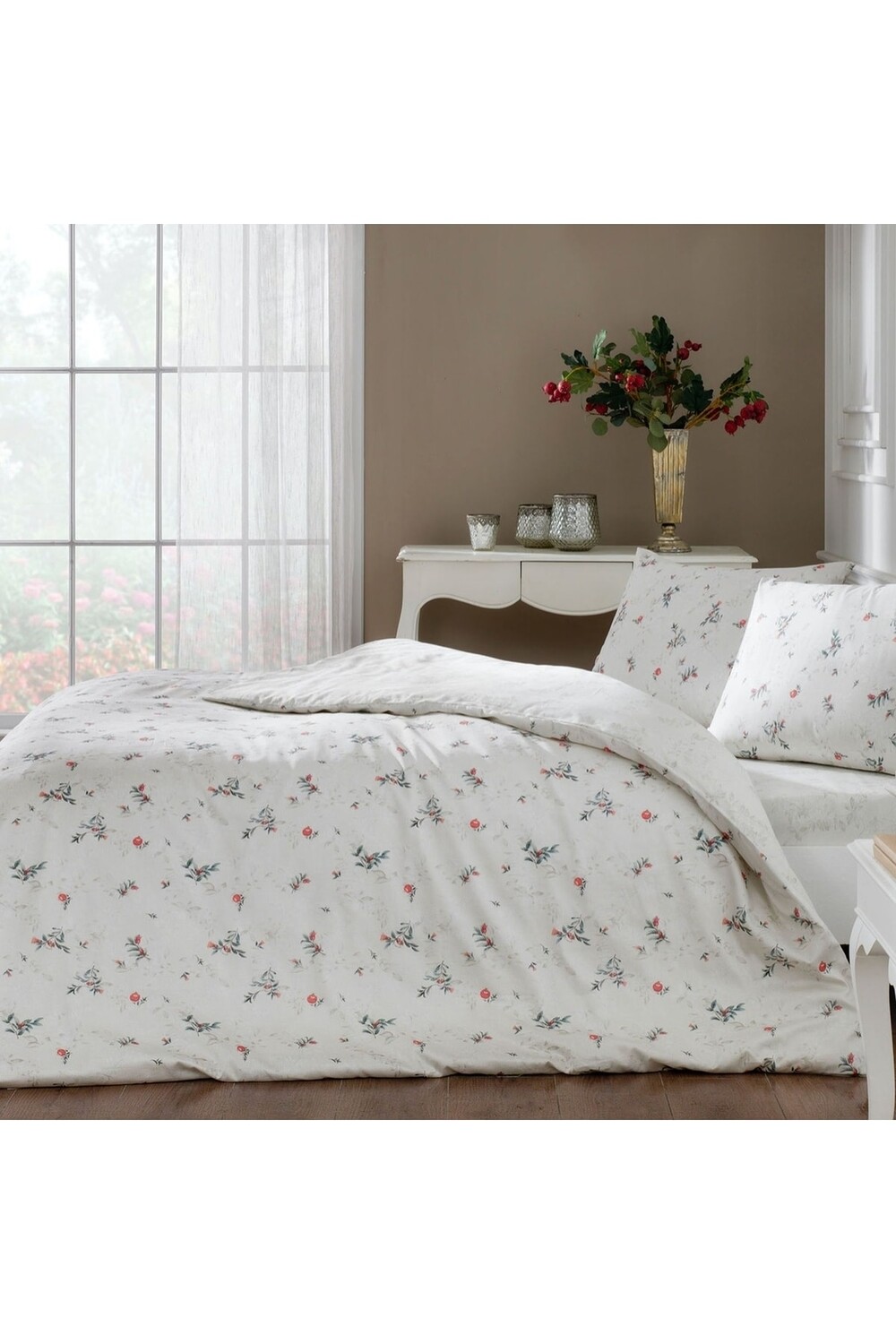 

Комплект пододеяльников Linens Sc Allday Blossom двойной, зеленый