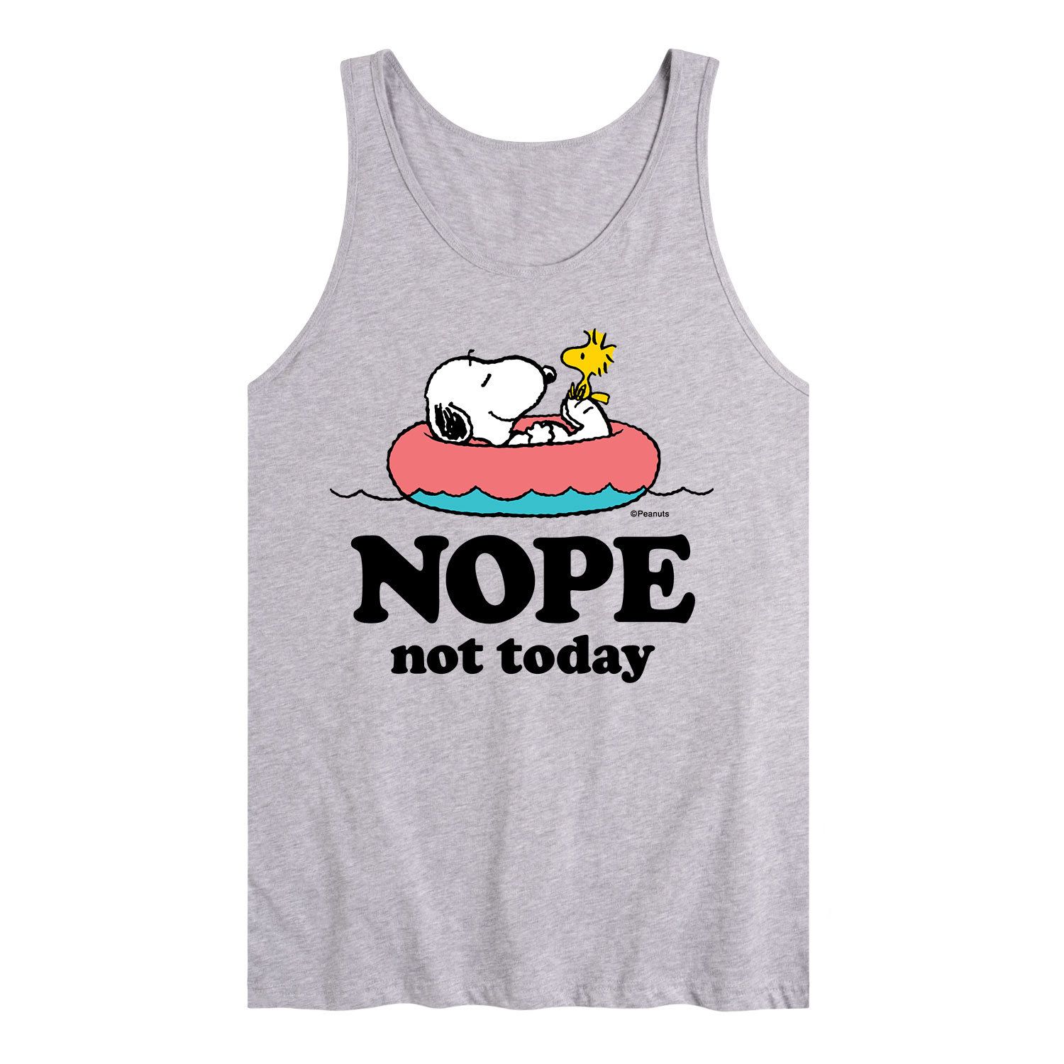 Мужская майка Peanuts Nope Not Today Licensed Character not today womens tracksuit set nope not today bunny man sweatsuits fishing sweatpants and hoodie set fashion