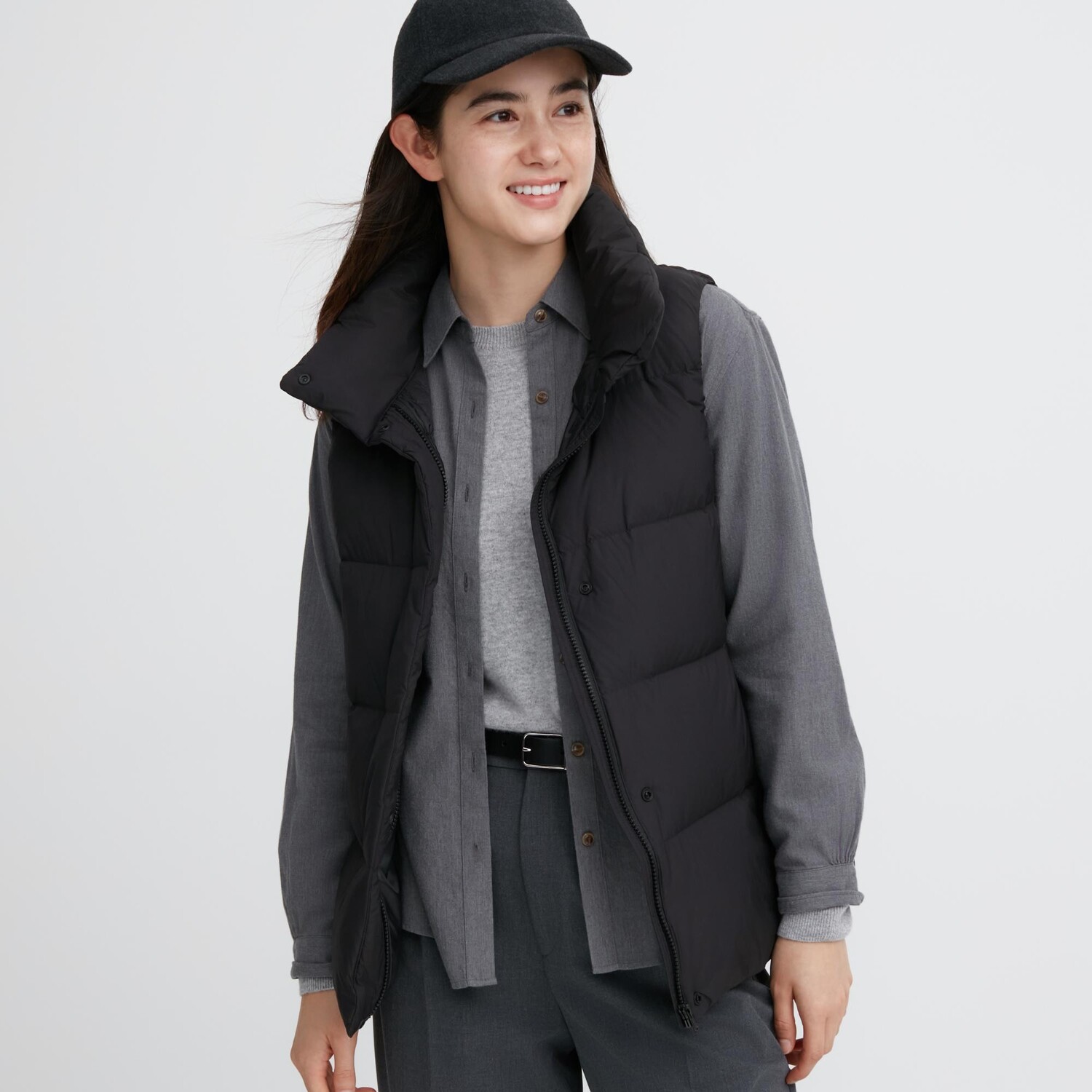 

Пуховый жилет Nanodesign Uniqlo, черный