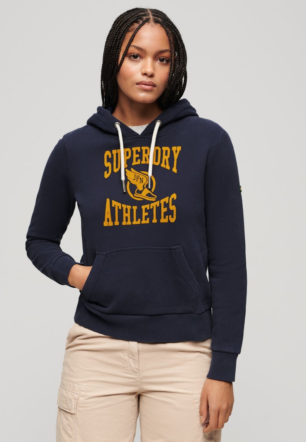 

Толстовка VARSITY FLOCKED GRAPHIC Superdry, синий