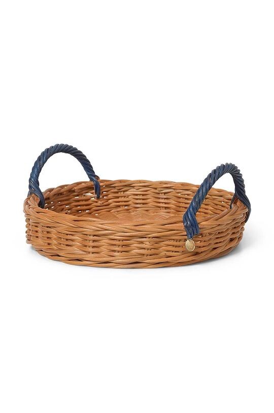 

Поднос с синей ручкой ferm LIVING, мультиколор