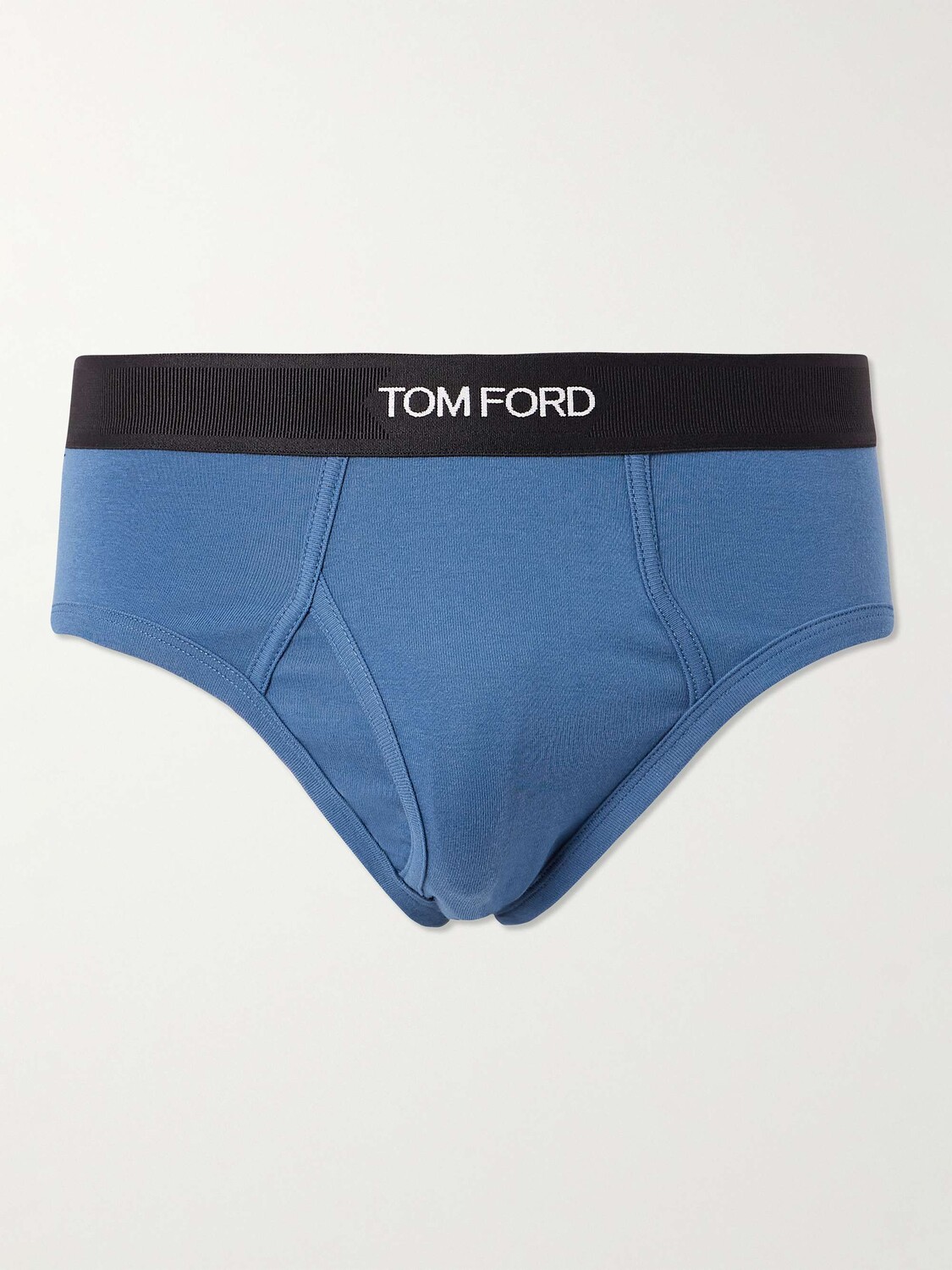 

Трусы из эластичного хлопкового трикотажа TOM FORD, синий