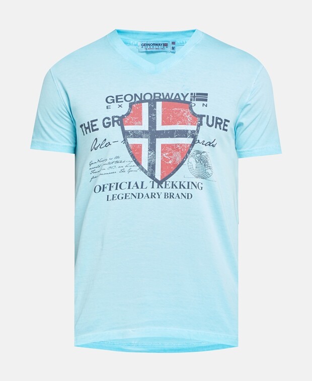 

Футболка Geographical Norway, бирюзовый