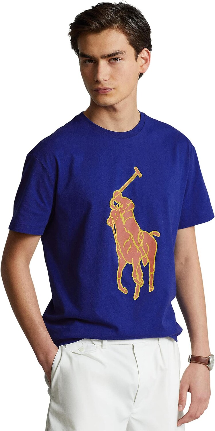 

Классическая футболка из джерси Big Pony Polo Ralph Lauren, цвет Heritage Royal