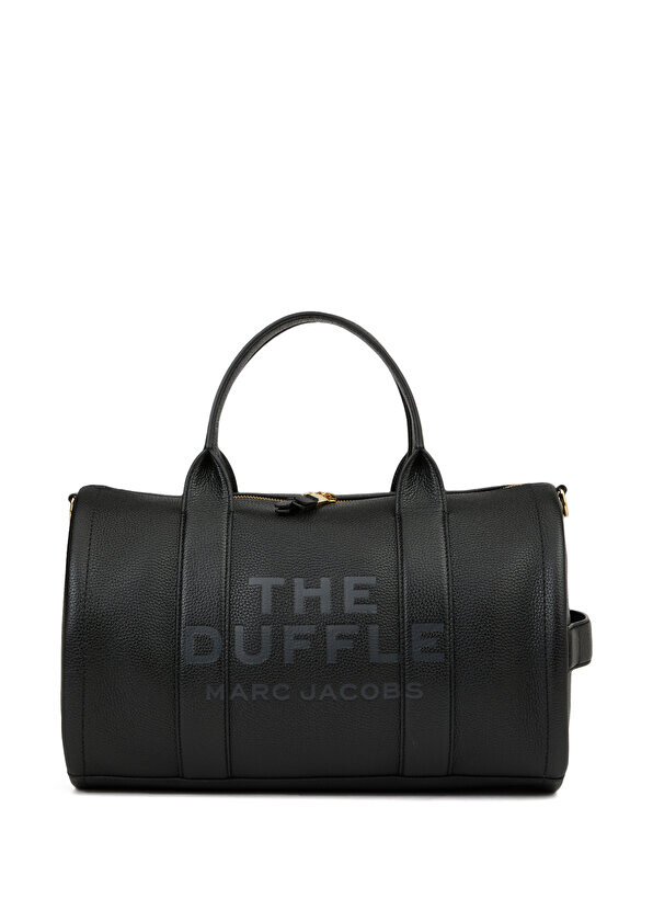

Большая черная кожаная женская сумка duffle duffle Marc Jacobs