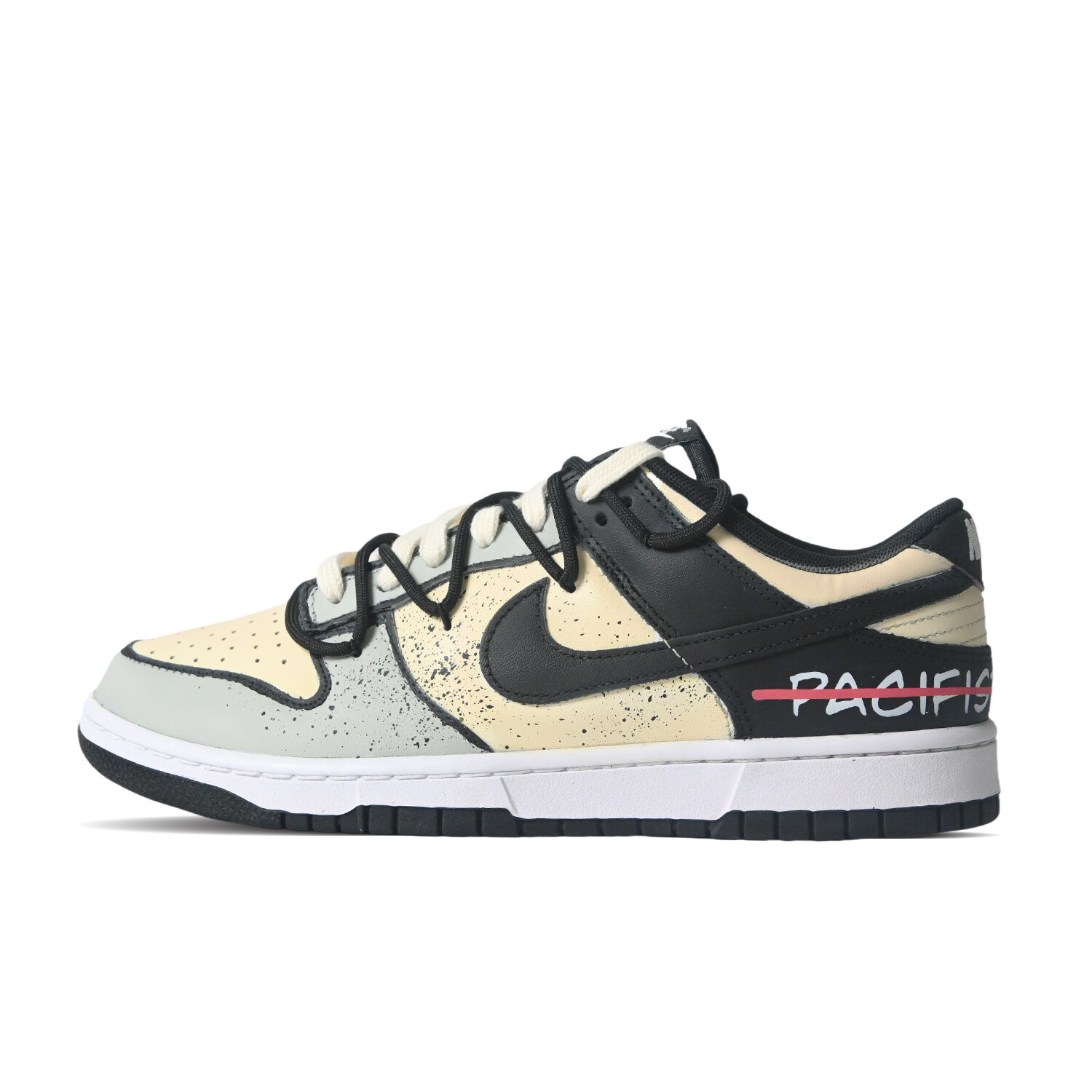 

Кроссовки Nike Dunk Skateboarding Shoes Men Low-top White/black, белый
