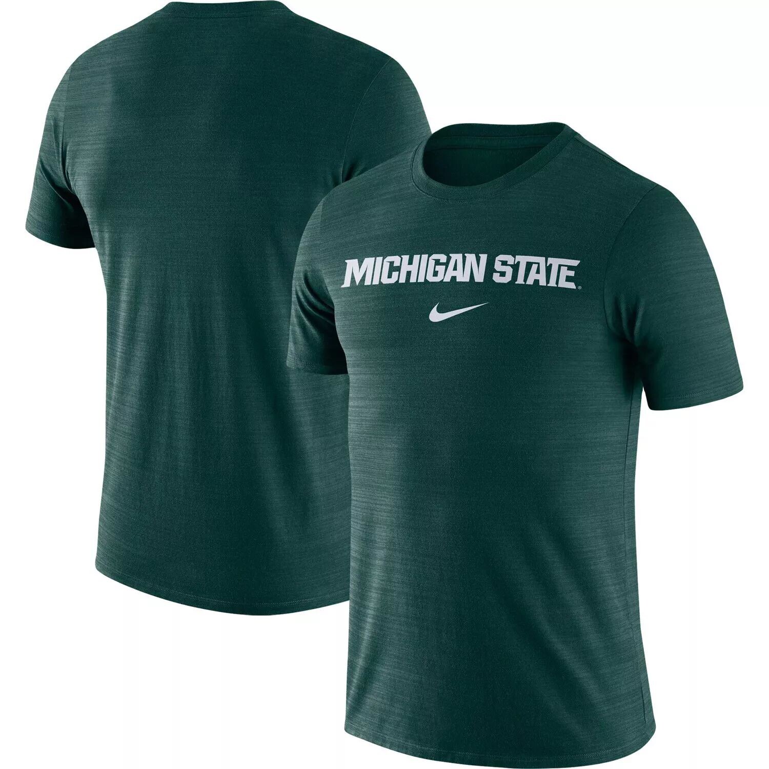 

Мужская зеленая футболка Michigan State Spartans Team Issue Velocity Performance Nike, Зеленый
