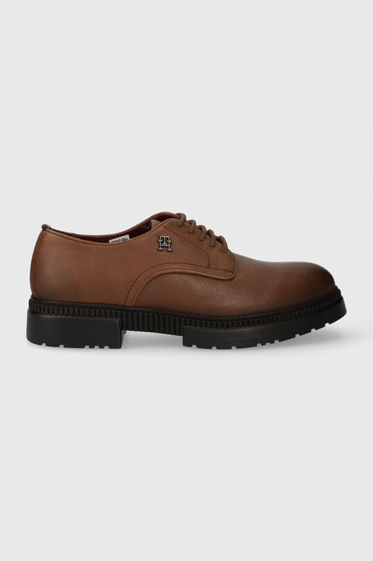 

Кожаные туфли COMFORT CLEATED THERMO LTH SHOE Tommy Hilfiger, коричневый