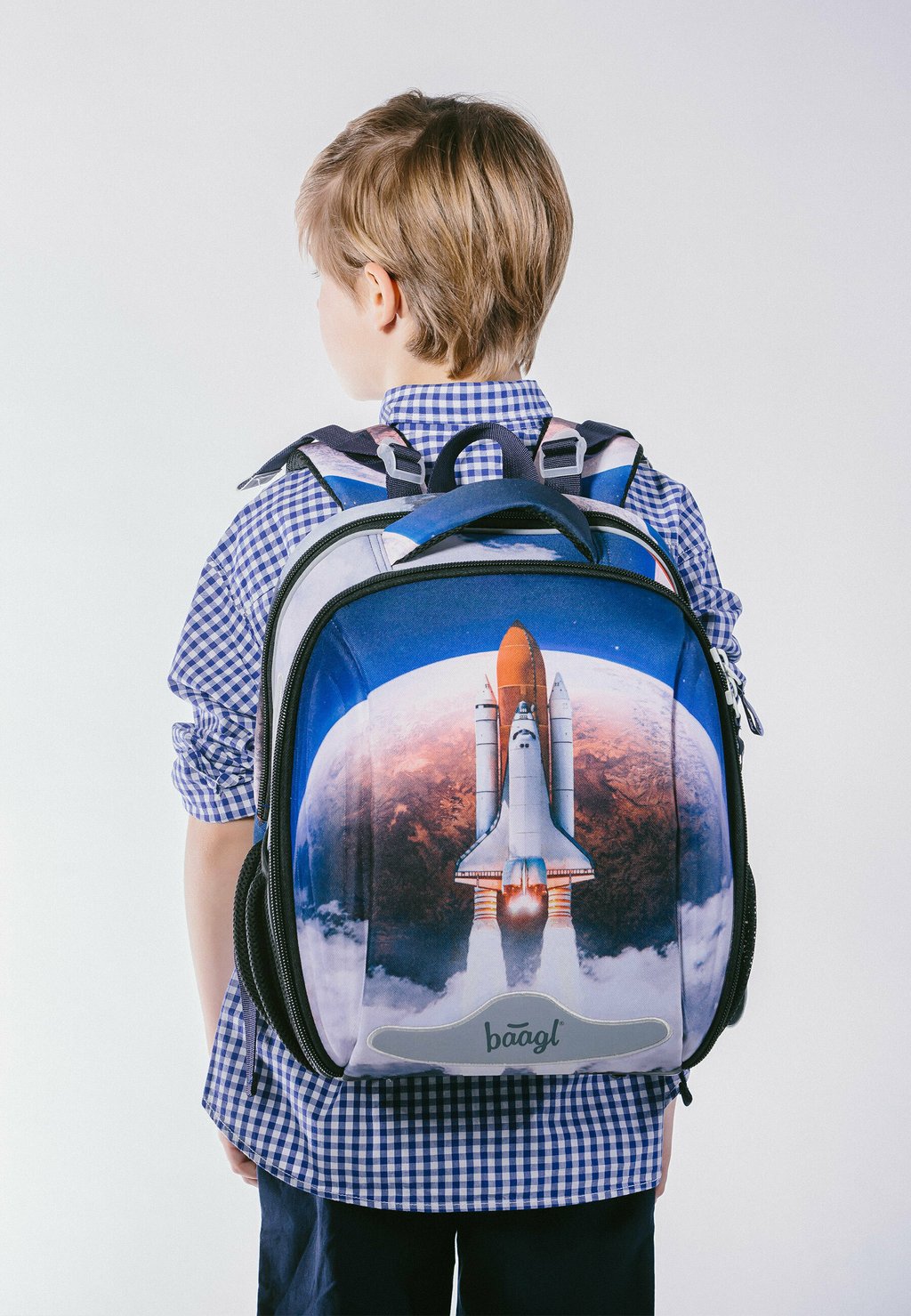 Комплект школьных сумок 3 SET ERGONOMISCHE Baagl, цвет blau