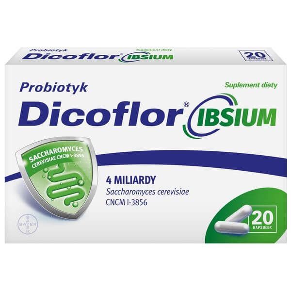 цена Пробиотик в капсулах Dicoflor Ibsium, 20 шт