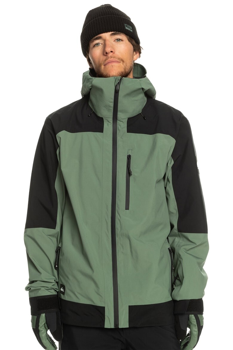 

Сверхлегкая лыжная куртка с капюшоном Quiksilver, зеленый