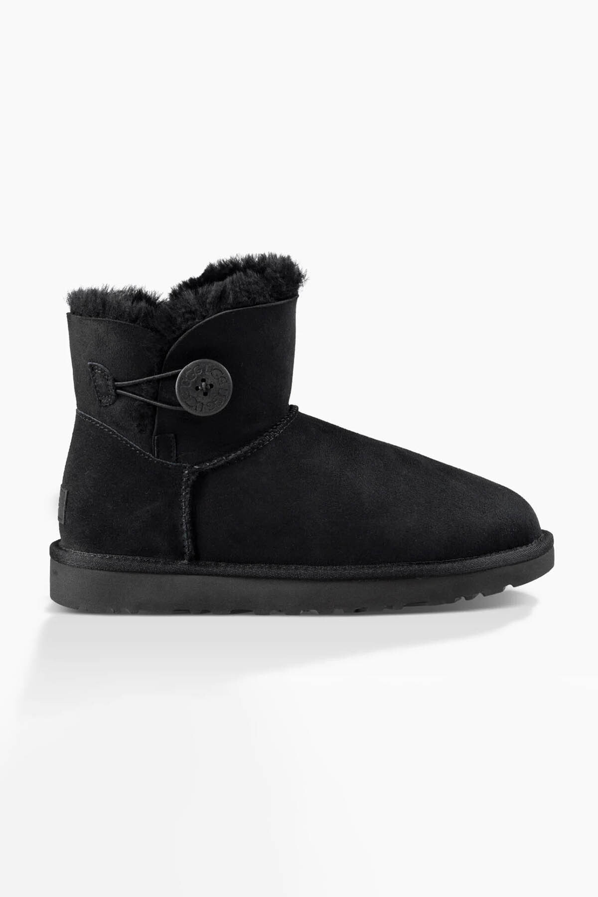 

Ботильоны - Черный - На плоской подошве UGG, черный