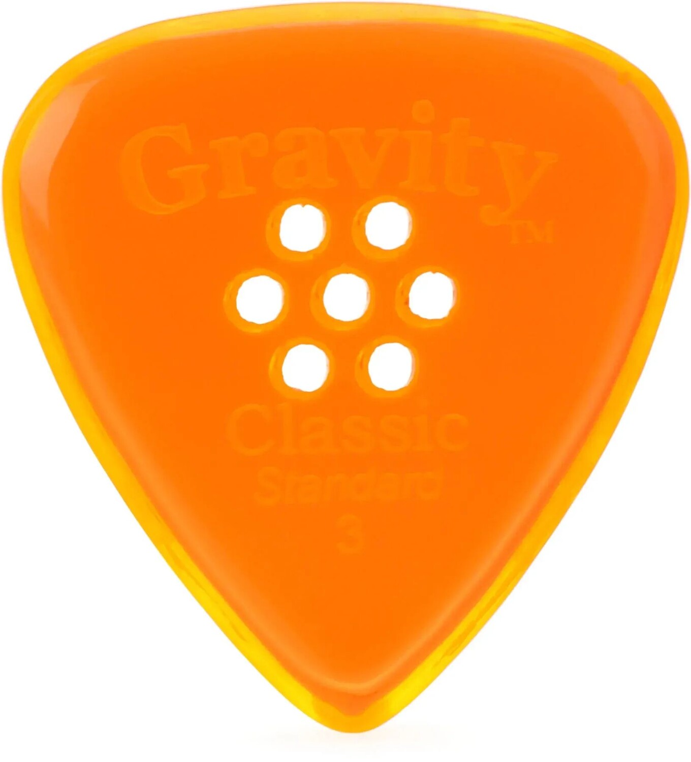 

Gravity Picks Classic — стандартный размер, 3 мм, с ручкой с несколькими отверстиями