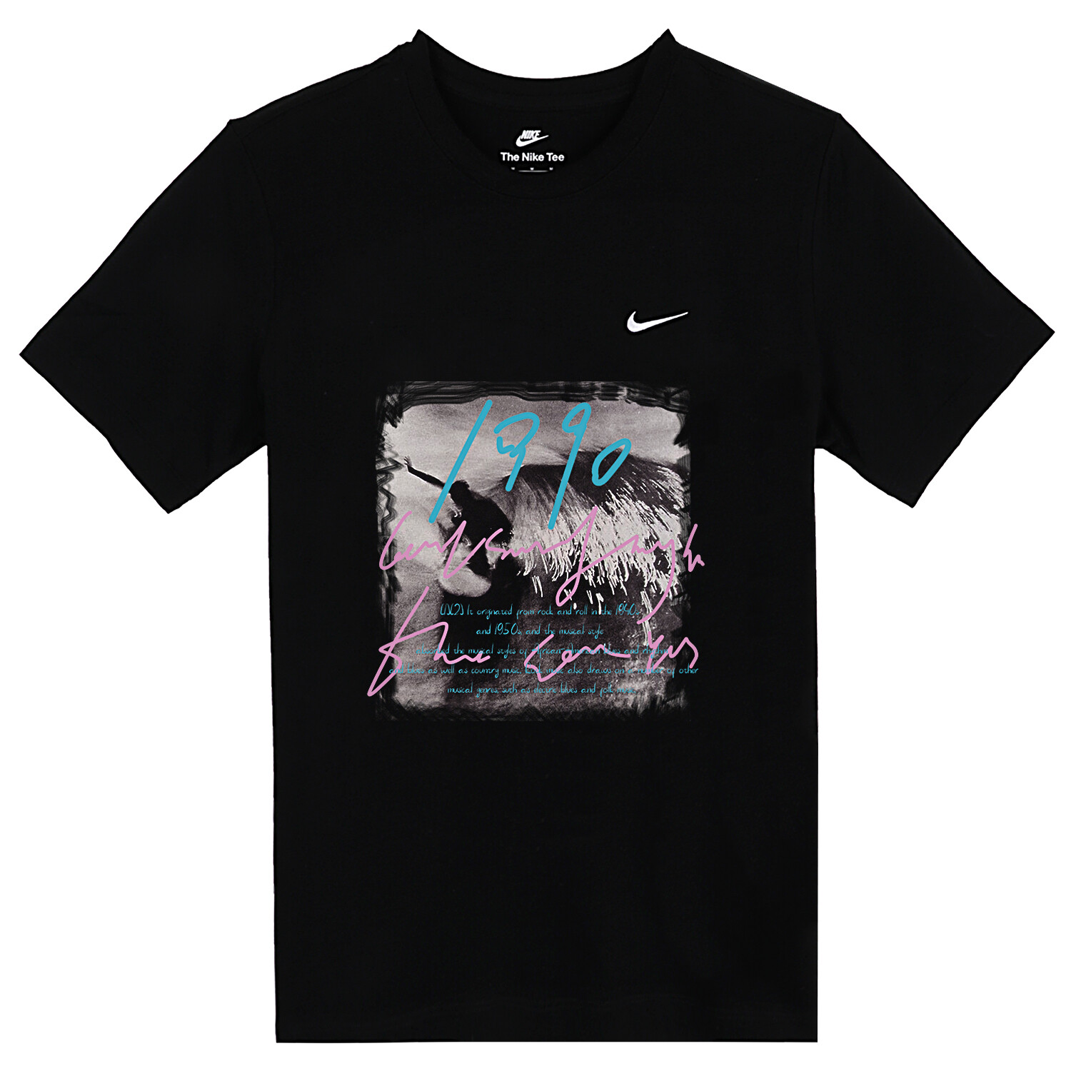 

Футболка мужская черная Nike, черный