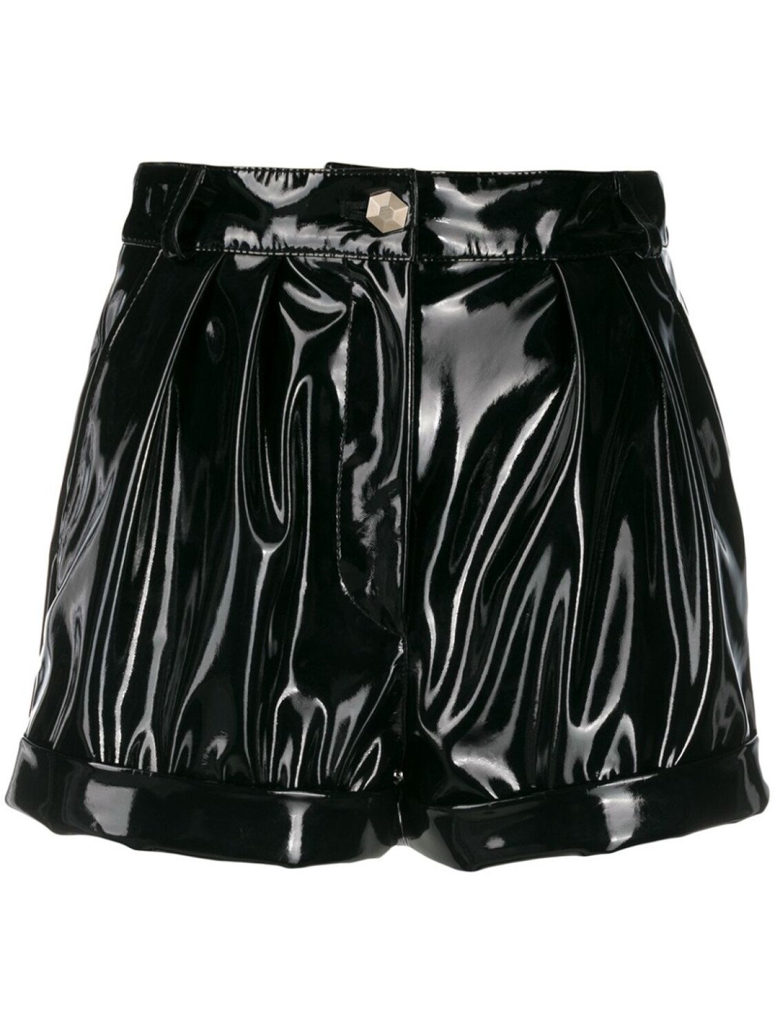 

Philipp Plein шорты с завышенной талией, черный